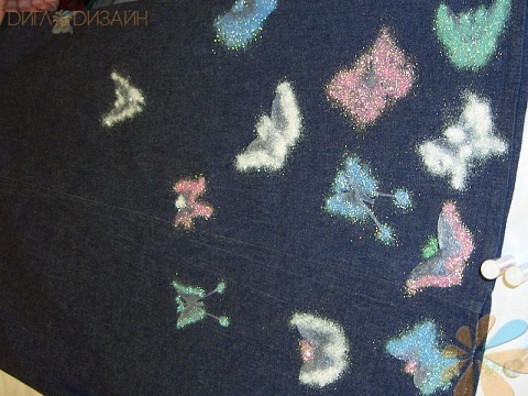 Мастер-класс по декорированию текстильной юбки: Шаг 11