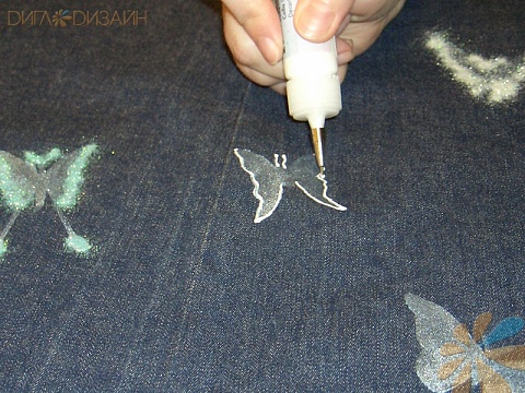 Мастер-класс по декорированию текстильной юбки: Шаг 8