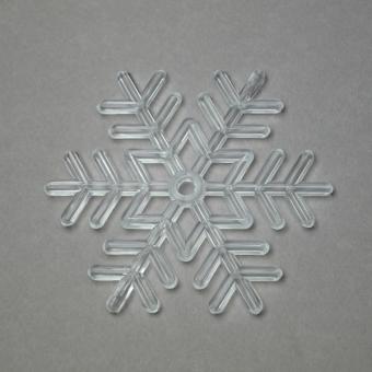 Снежинка-медальон 9 см