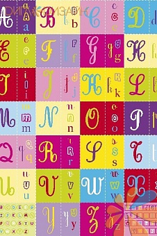 Алфавит лат яркий