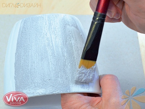 Горшок для цветов из бетона: Шаг 1