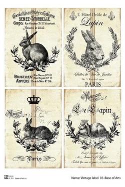 Vintage label 18 , фото 1
