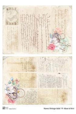 Vintage Label 16 A4, фото 1
