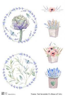 Set lavender 8 