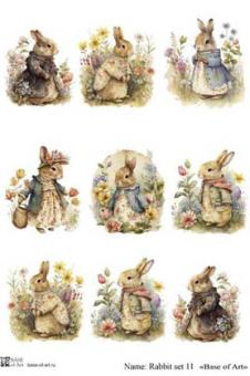 Rabbit set 11 A4