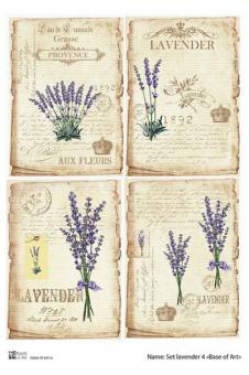 Set Lavender 4 A4