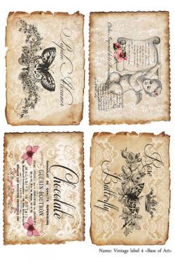 Vintage label 4 , фото 1