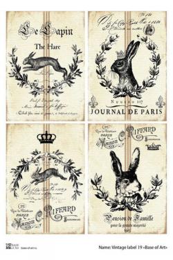 Vintage Label 19 A4, фото 1