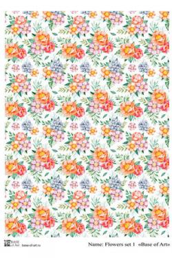 Flowers set 1 A4, фото 1