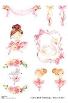 Pink Ballerina 2 A4