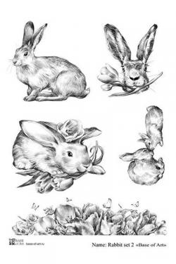 Rabbit set 2 A4, фото 1