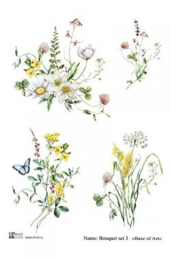 Bouguet set 3 A4, фото 1