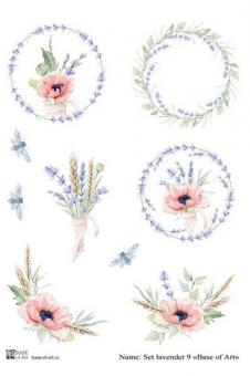 Set lavender 9 A3