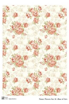 Flowers fon 16 А4