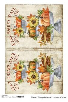 Pumpkins set 6 А4