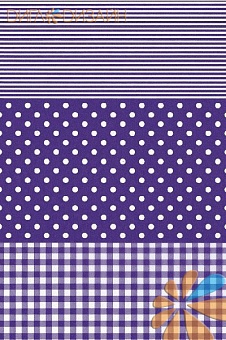 Полоска/горох/клетка фиолет Полоска/горох/клетка фиолет