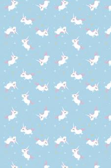 Единорожек на голубом Единорожек на голубом